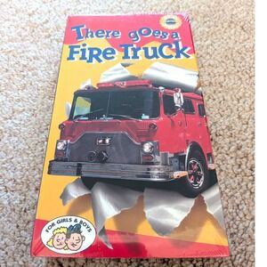 Real Wheels There Goes a Fire Truck 1994 VHS KidVision Firefighter Sealed
